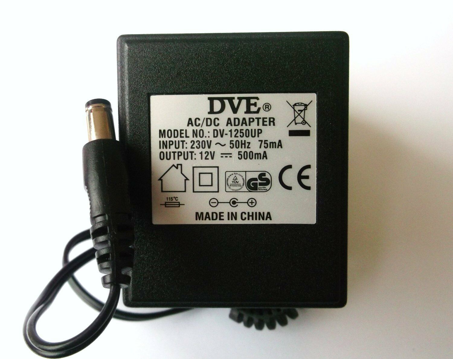 *100% Brand NEW* DVE DV-1250UP AC ADAPTER POWER SUPPLY